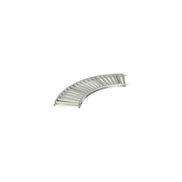 Omni Metalcraft Omni Metalcraft 1.9" Dia. Steel Roller Conveyor Curved Section GPHC1.9X16-18-3-90 - main